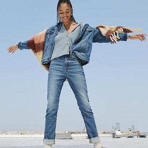 NWT Madewell Jeans The High-Rise Slim Boyjean Size 26